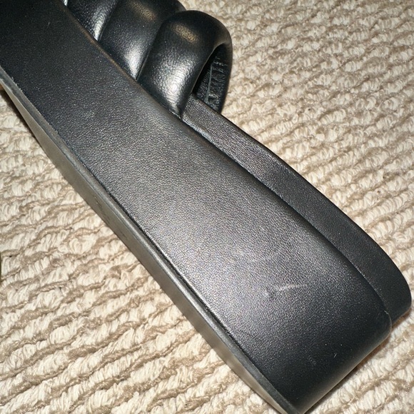 J SLIDES QUIRKY PLATFORM SANDAL SIZE 8 1/2 NWT BLACK - Picture 7 of 11